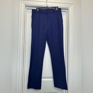 Away Travel The Streamline Pant Career Business Stretch Pants Blue Sz 32
